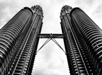 Low angle view of skyscrapers