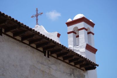 Low angle view of church against sky