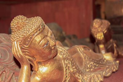 Close-up of buddha statue for sale