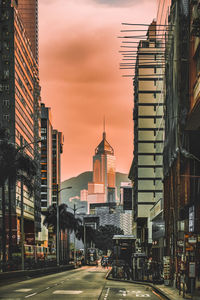 View of buildings in city