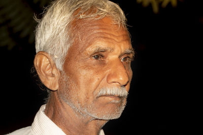 Close-up portrait of a man