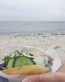 Snack at the beach