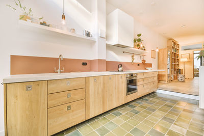 Interior of bathroom