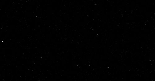 Low angle view of star field at night