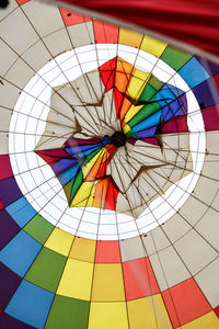 Close-up of multi colored balloon 