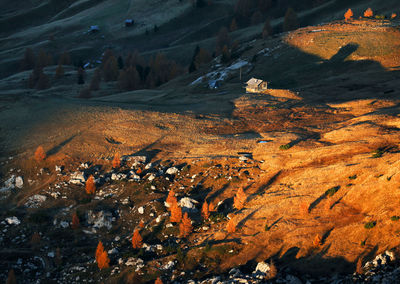 High angle view of landscape