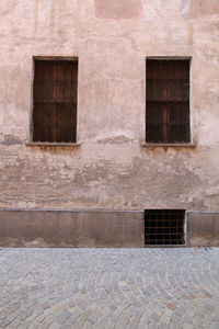 Full frame shot of old building