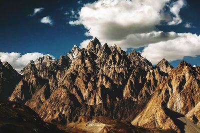 Panoramic view of landscape against sky