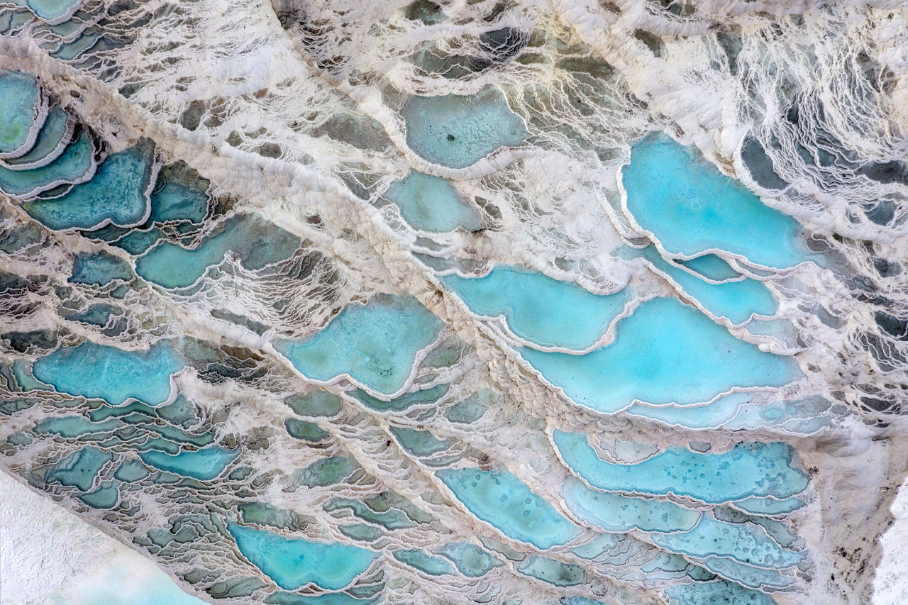 FULL FRAME SHOT OF RIPPLED WATER IN SHALLOW