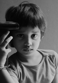 Portrait of cute girl