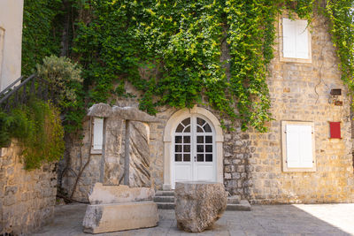 Exterior of old building