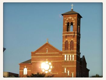 Low angle view of church