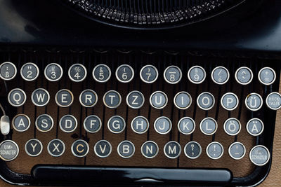 Close-up of computer keyboard