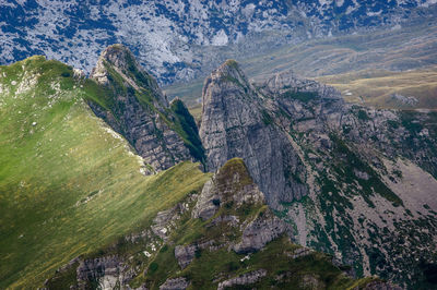 Scenic view of mountain range