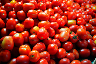 Full frame shot of tomatoes for sale