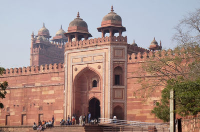 Historical city constructed by mughal emperor akbar in fatehpur sikri, uttar pradesh, india