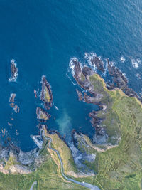 Aerial view of sea