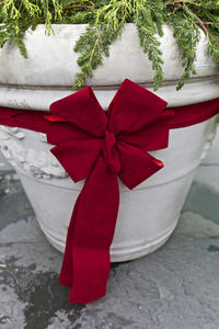 Close-up of christmas decoration