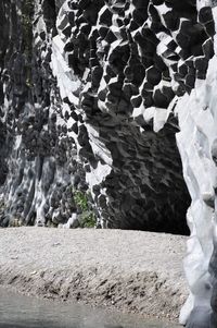 Rock formation by sea