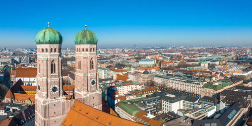 Munich aerial panoramic architecture, bavaria, germany. beautiful germany