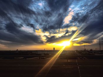 Scenic view of sunset sky