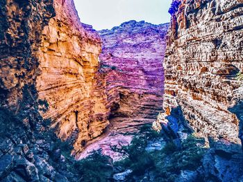 Scenic view of rocky mountains
