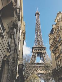 Low angle view of buildings against sky