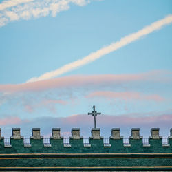 Low angle view of building against sky