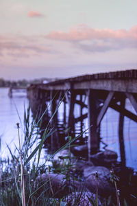 Scenic view of river against sky