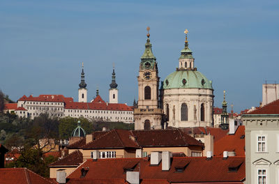 St nikolas church, one of the most important buildings of baroque prague