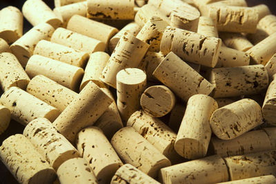 Full frame shot of corks