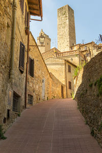 A high tower in san gimignano, italy.