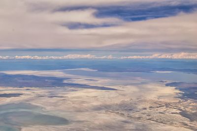 Aerial view of cloudscape against sky