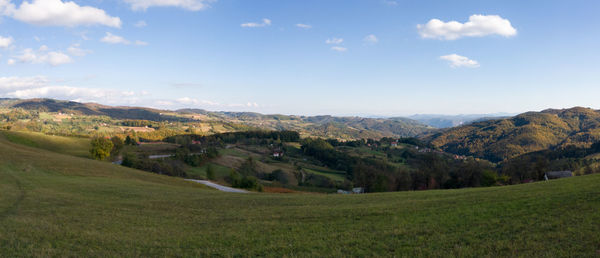 Scenic view of landscape against sky