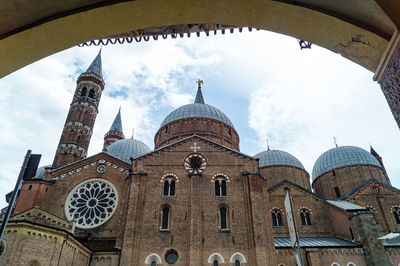 Low angle view of cathedral against sky