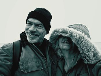 Portrait of smiling man wearing hat