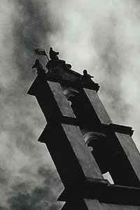 Low angle view of church against sky