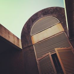 Low angle view of building against sky