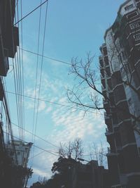 Low angle view of building against sky