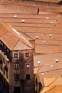 Houses in city