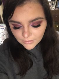 Close-up portrait of a beautiful young woman