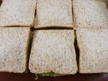 Full frame shot of bread