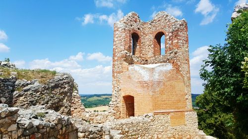 Historic ruins against sky