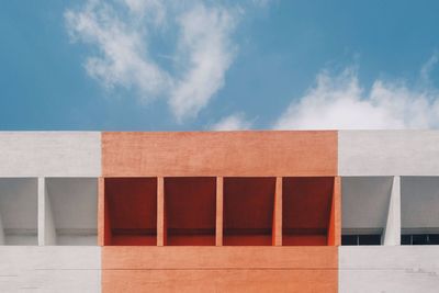 Low angle view of building against sky