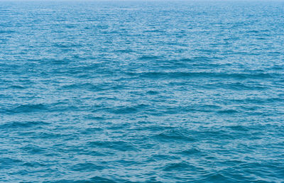 Full frame shot of blue sea