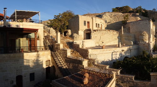 Panoramic shot of historic building against sky