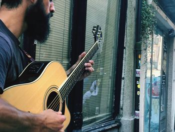 Man playing guitar