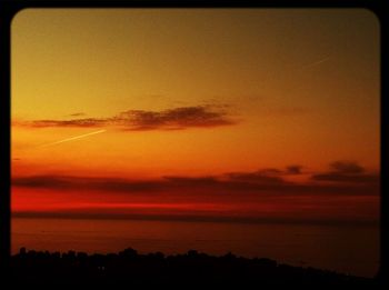 Scenic view of sky at sunset