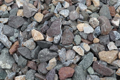 Full frame shot of stones