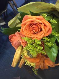 Close-up of rose bouquet